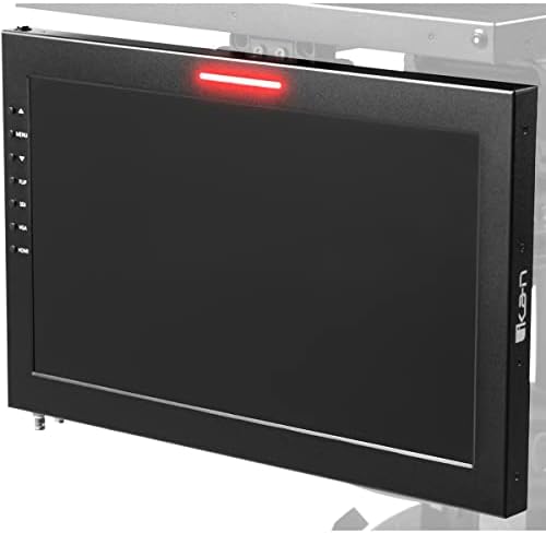 Ikan m19w 19 alto teleprompter liderado pelo monitor widescreen com luz de contagem, 3g-sdi/vga/hdmi