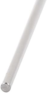 IIVVERR 0,22mm x 52mm de tungstênio carboneto cilíndrico pino cilíndrico Beda de barra de barra de prata (0,22 mm x 52 mm carburo de tungsteno cilíndrico pino calibrador de barra medidor de ton Plateado