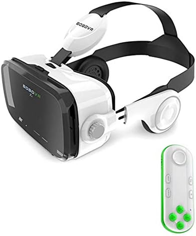 XGVRYG VR Headset 3D VR Glasses 360 ° Visualizando fone de ouvido de realidade virtual imersiva para videogames de filmes