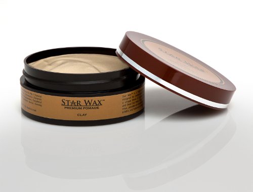 Star Pro Line Star Wax Premium Pomade, Clay, 5 fl oz / 150 ml
