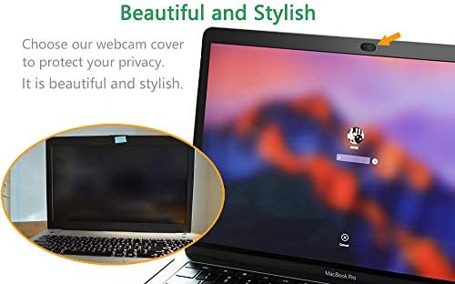 Slide de capa de webcam de CloudValley [2-Pack], capa de câmera de metal ultrafina de 0,023 polegadas para MacBook Pro, IMAC, Laptop,