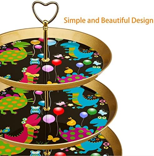 Stand de bolo de sobremesa, decoração de mesa para celebração de festas de aniversário de casamento, abstrato de balão