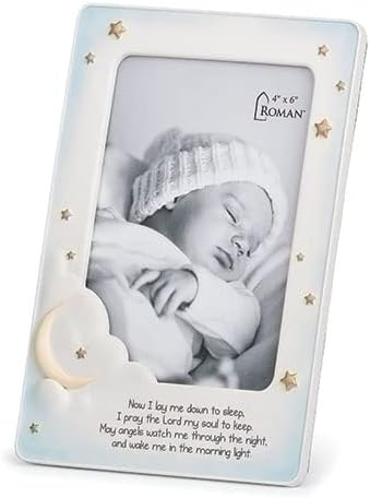 Roman Giftware Inc, presentes infantis, novo bebê, 8 h Socter sonhos quadro 4x6, religioso, inspirador, durável