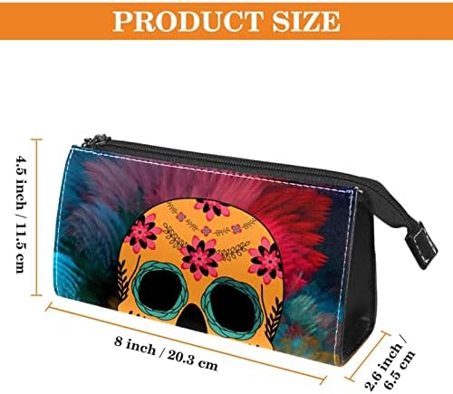 Tbouobt Makeup Bag Zipper Pouch Travel Organizador cosmético para mulheres e meninas, abstrato colorido Arte das flores