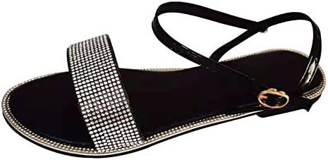 Sandálias Cooki para Mulheres Vestido, Sandálias Filosas de Saltone femininas Sandálias planas Sapateiros casuais Sapatos de viagem de praia de verão