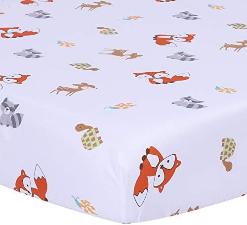 EHP Super Soft Microfiber Crib Sheet, lençóis respiráveis ​​que permanecem frescos, 28 x 52 + 9