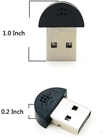 Mini microfone USB para bate -papo, microfone Skype, microfone de mesa/microfone para PC para laptop
