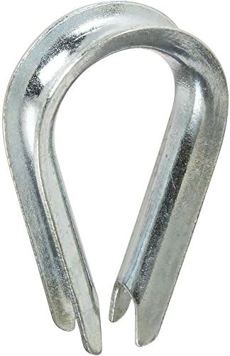 Hardware Nacional N176-818 3232BC Corda Thimble em zinco banhado