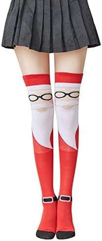 Meias de Natal Feminino Diversão Diversão Coloque Meias de Holida de Cotton Funny Rodty Socks Merry Natal Reindeer Fall Running Socks