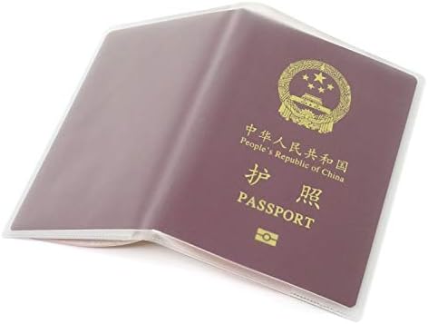 Honbay 10pcs Passport Passport Passport Protector com slots extras para passaportes CN, EUA, Reino Unido e outros passaportes