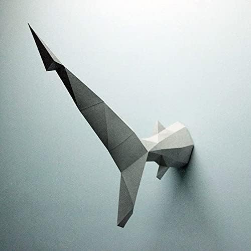 WLL-DP 3D Fish Tail Modeling Paper Trophy Troféu Geométrico Modelo