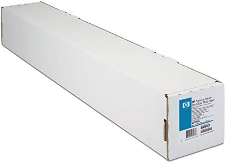 HP Premium Premium Driss Gloss Photo Papel Roll com 36 polegadas x 100 pés