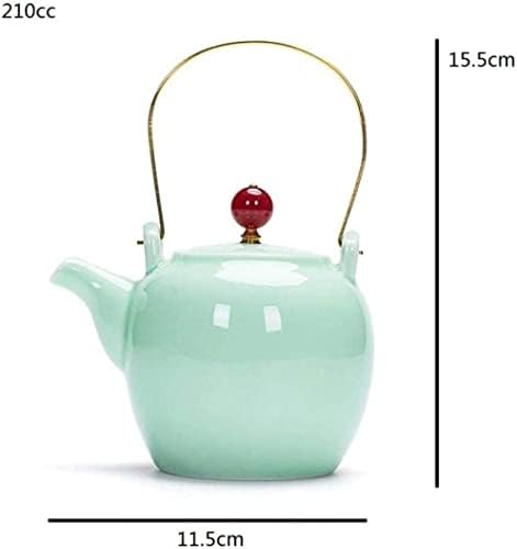 Bule de chá de bule de chá de bule de chá de cerâmica Cerâmica TEAPOT CERAMICO POT 210ML TEA POT DOMEMENTO DOMEME