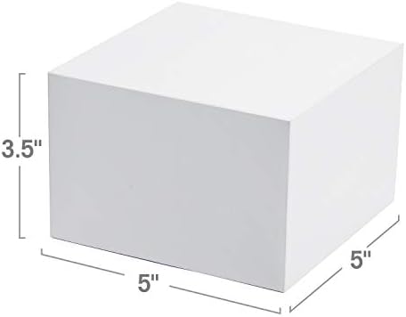 Mesha White Gift Boxes 5x5x3.5 polegadas, 25 Pacote pequenas caixas de presente de papel com tampas para presentes, canecas,