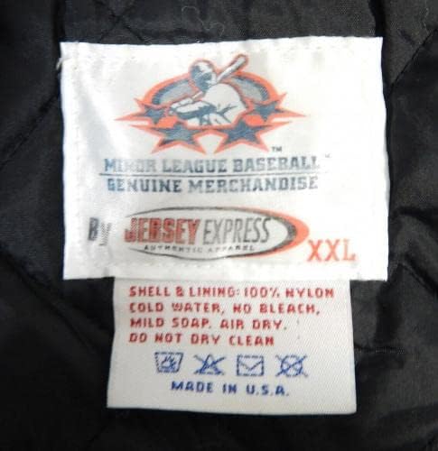 JOGO DE DASH DE WINSTON SALEM Utilizou Jaqueta Black XXL DP26313 - Jerseys MLB usados ​​para jogo MLB