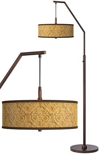 Giclee Glow Golden Versalhes Bronze Downsbridge Arc Floor Lamp
