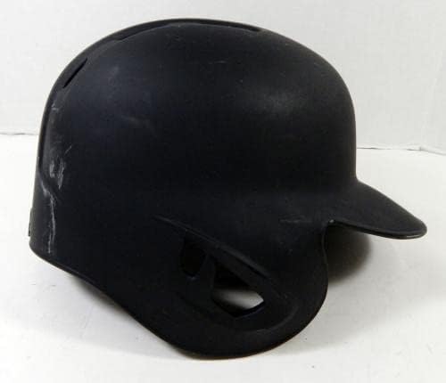 2019-21 Miami Marlins Game emitiu capacete preto 7.5 DP17953 - Jerseys MLB usada para jogo MLB