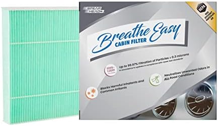 Spearhead Hepa respira filtro de cabine fácil, até 99,97% de filtração de 0,3 partículas de mícrons com redução de fluxo