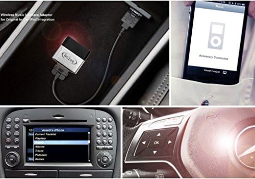 Bovee Tune2air WMA1000 - Adaptador de interface de música Bluetooth sem fio para integração de áudio de carro