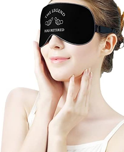 A lenda aposentou a máscara do sono no olho da capa noturna para homens bloqueia a luz para a tira ajustável de