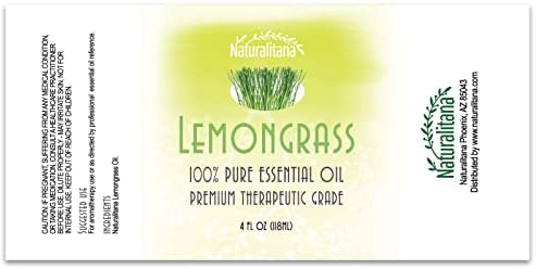 MELHOR LemonGrass Essential Aromaterapy Oil de capim -limão para difusor, sabão, bombas de banho, velas e muito mais!.