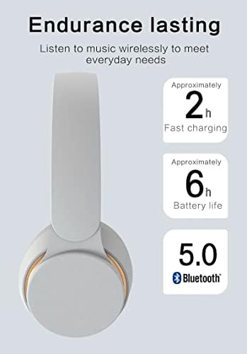 Fones de ouvido sem fio Bluetooth 5.0 para Nokia XR20 sem fio sobre o ouvido Bluetooth Folding Headphones