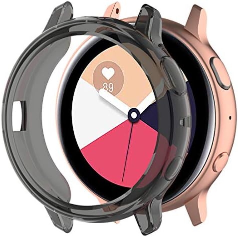 DISCOOL TPU CASE Tampa para Samsung Galaxy Watch Ativo 2 40mm, Anti -Drop Soft TPU Caso de proteção Casca de casal