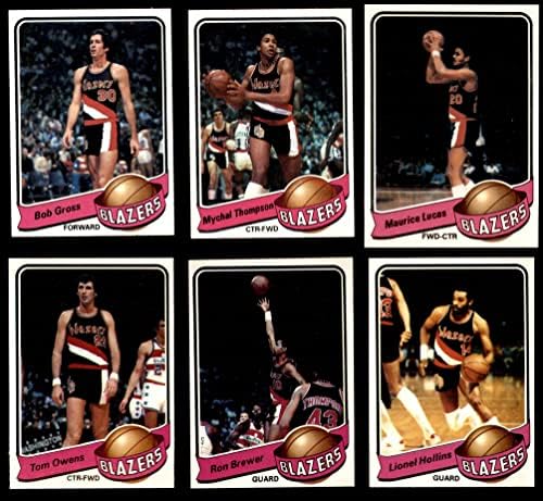 1979-80 Topps Portland Trail Blazers Configurar o Portland Trail Blazers NM Trail Blazers