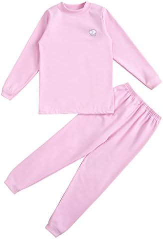 TTAO Girls meninos Roupa térmica Conjunto quente de johns longos Camada base Térreo