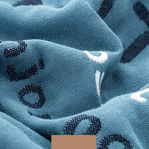 Hwydz Six-camada de gaze travesseiro adulto Toalha Jacquard travesseiro de algodão xadrez puro algodão