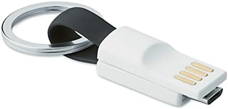 Cabo de ondas de caixa compatível com Alcatel 1 - Carregador Micro USB Keychain, Cabo de Micro USB do anel de chave para Alcatel