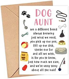 CARTO DO DIA DO DIA DO DOG TIU - CARTO DE TIXO DOG - Cartão de brinquedos para cães - Cartões para amantes de cães