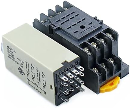 Houcy H3Y-4 0-60S Power OnTime Time Timer DPDT 14PINS H3Y-4 DC12V DC24V AC110V AC220V