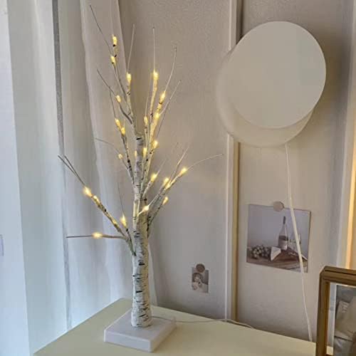 17,7 '' árvores leves para decoração em uma árvore artificial com 24 luzes LED, operadas por bateria/USB, para o quarto Festa de Natal da festa de Natal Luzes de decoração