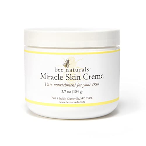 Bee Naturals Miracle Skin Creme - All Natural Skin Cream - Nutrição pura para a sua pele