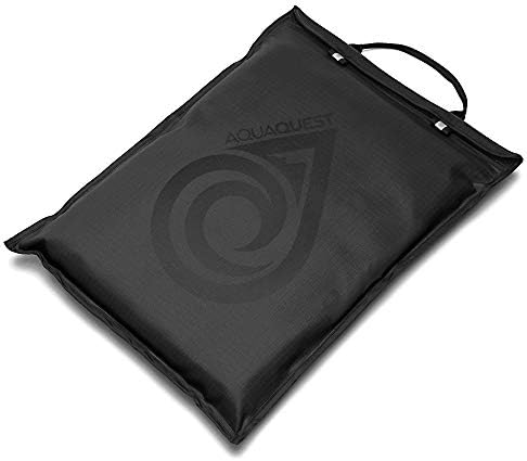 Manga de laptop de tempestades aquaquest - de capa à prova d'água, leve, durável e acolchoada - Bolsa de capa de computador protetora - 13 Preto
