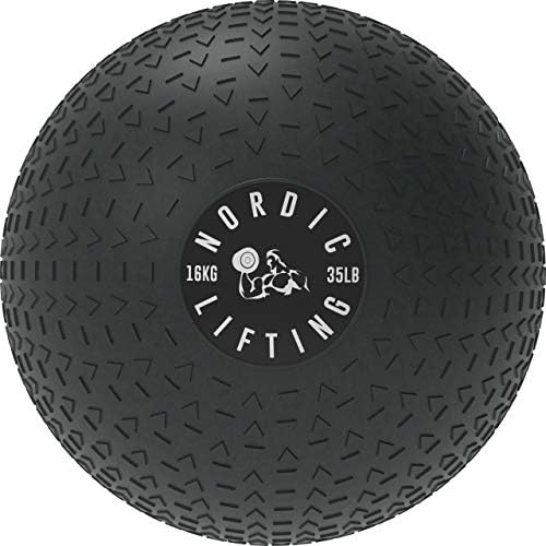 Nordic Lifting Slam Ball 35 lb pacote com bola de parede 6 lb