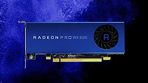 AMD Radeon Pro WX 3100 Card - 1,22 GHz Core - 4 GB GDDR5 - Meio comprimento - Espaço de slot único necessário