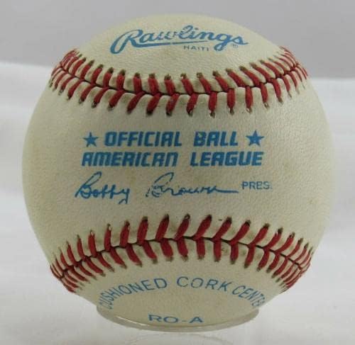 Cecil Cooper assinou Autograph Autograph Rawlings Baseball B100 - Bolalls autografados