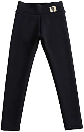 Calça de perneiras de caxemira super espessa de vecduo, lã premium alinhada com as calças de alteamento de veludo alto da cintura alta