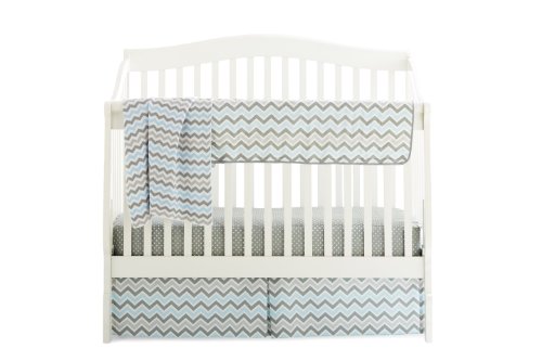 American Baby Company Camisinho de algodão natural Cobertor de malha, azul, respirável macio, para meninos e meninas