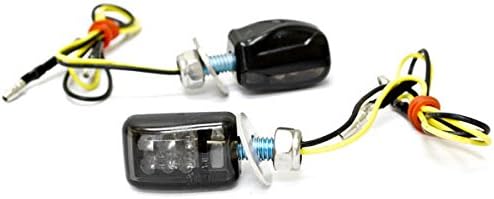 Krator Mini Custom LED Turn Signal Lights Lâmpada Compatível com Yamaha YZF 750 1000 SecA Maxim