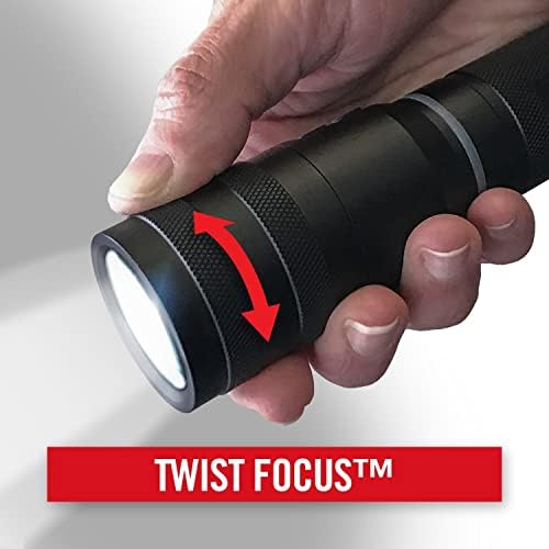 Costa G450 1630 Lumen Twist Focus com Beam Pure e Tecnologia de feixe de alcance-olho-alvo, preto
