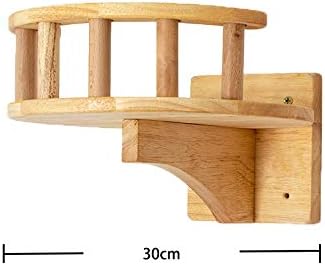 Tonpop Pet Furniture Wooden Salbing Frame Passos de parede de gato Tower Tower parede pendurada em gatinho de brinquedo Casa