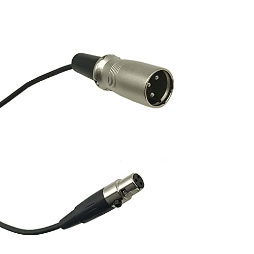 Seadream mini-xlr fêmea para XLR Cabo de adesivo de microfone masculino; Mini XLR 3 pin Pro Lapel Audio Substaction Cable