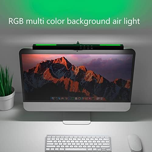 Barra de lâmpada de monitor de computador Zyyini, barra de luz de tela para cuidar de olhos, 7 cores RGB, escurecimento de