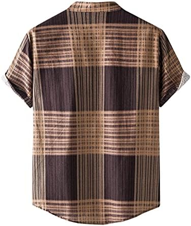 Camisa de praia havaiana Aloha para homens Retro Tie Tye Floral Graphic Sleeve Button Botão de lapela de lapela