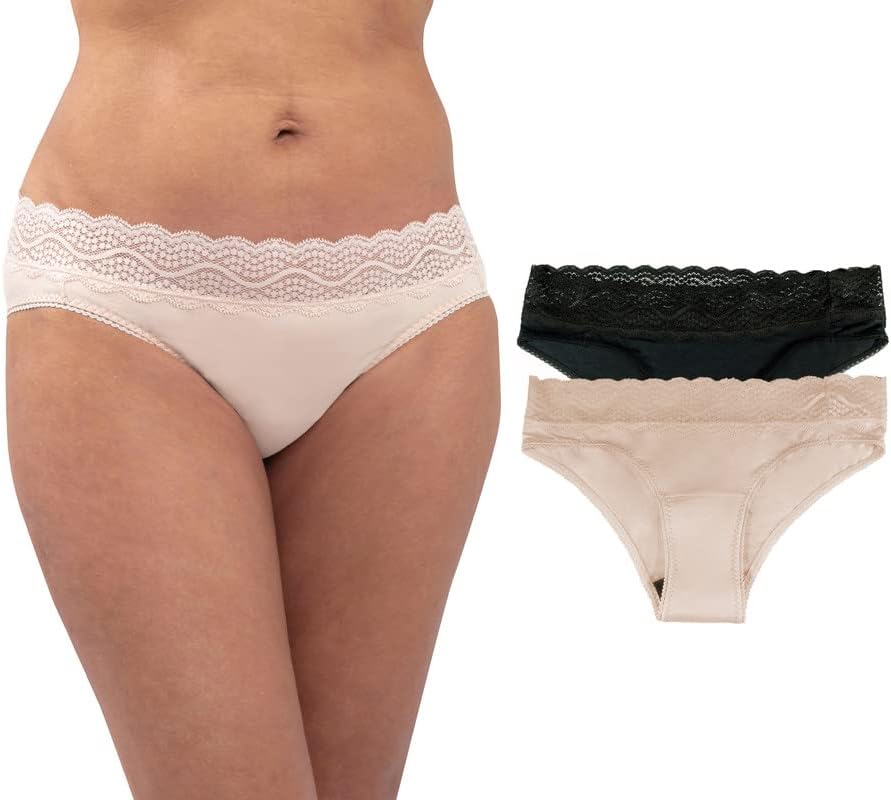 Ultiundies Bikini Lace Underwear - Roupa íntima à prova de vazamentos, roupas íntimas de biquíni para mulheres, roupas