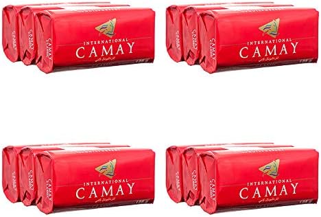 Camay Softly Bath Bar Soap, rosa, gengibre, 4,4 onças