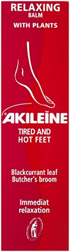 Akileine relaxante bálsamo para pés e pernas quentes e cansados ​​- tubo, 1,5 oz.